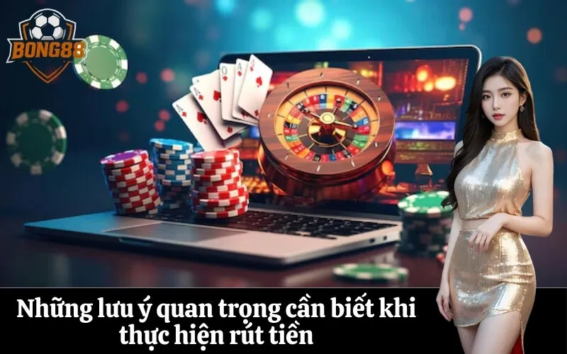 Những lưu ý quan trọng cần biết khi thực hiện rút tiền